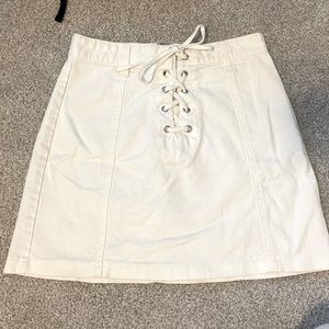 Forever 21 Denim Tie Skirt